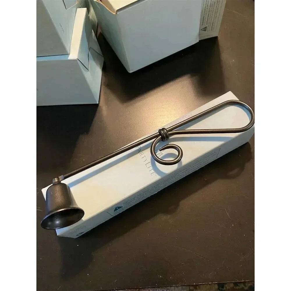 PartyLite Antique Brass Candle Snuffer with Original Box NEW